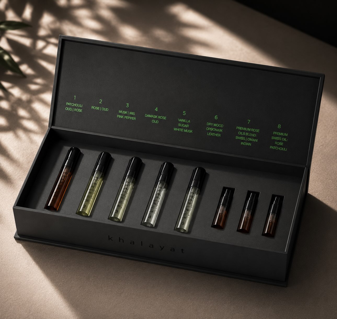 Khalayat discovery box of the collection