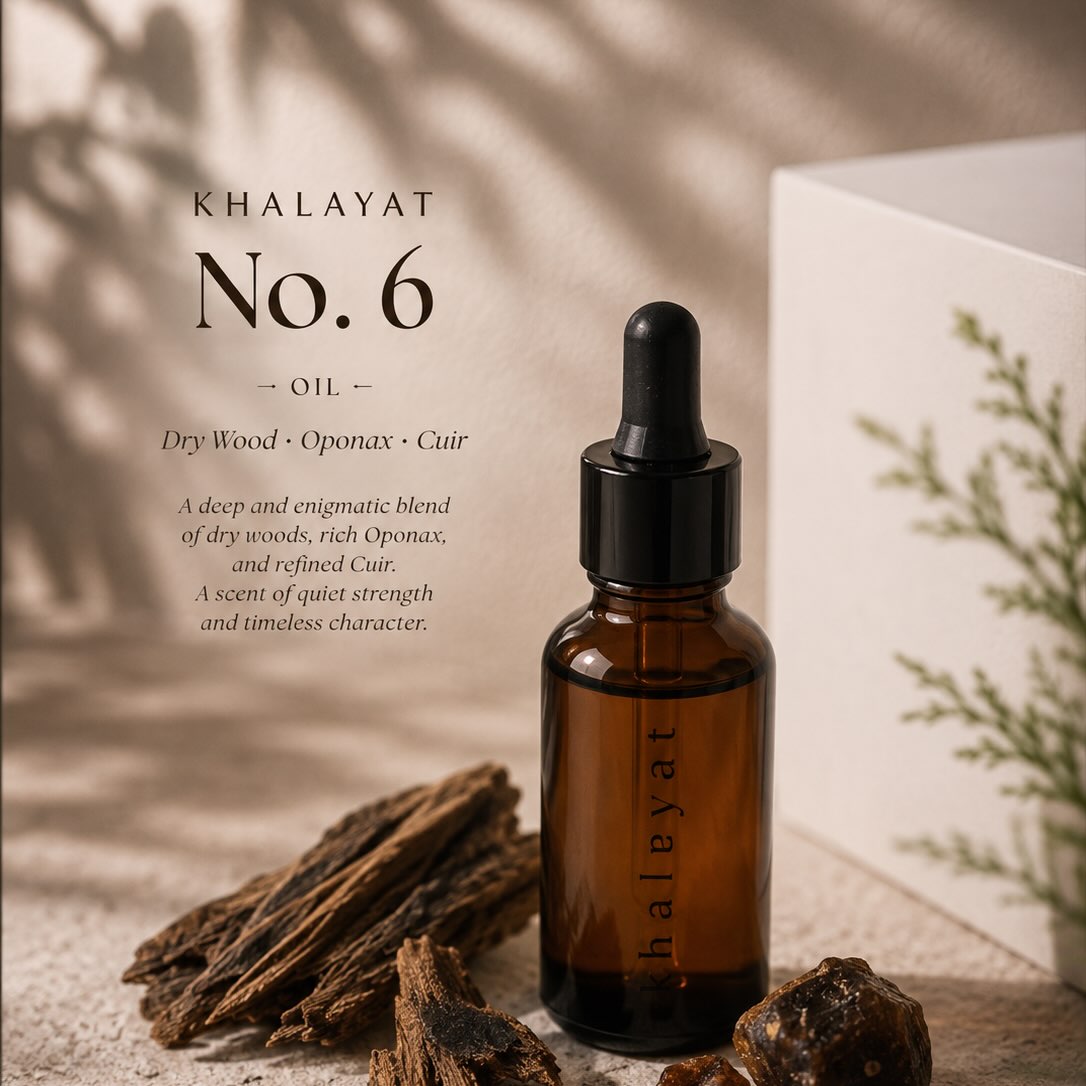 No.6 Dry Wood, Opoponax, Cuir