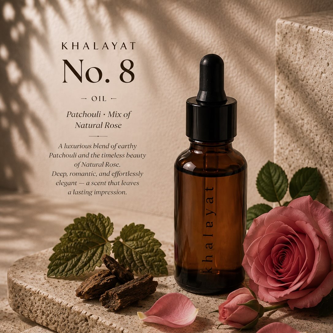 No.8 Patchouli and Natural Rose